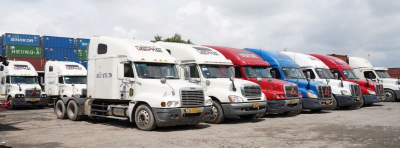 Cần thuê xe container chở hàng tuyến Cát Lái - Đạt Phát